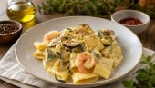 KALAMARATA SA ŠKAMPIMA I TIKVICAMA: Kremasta pasta punog ukusa