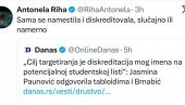 НИ БЛОКАДЕРИ НИСУ НАСЕЛИ НА ПРОПАГАНДУ ЈАСМИНЕ ПАУНОВИЋ: Покушај прања их још више упрљао