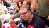 VUČIĆ SA NARODOM U BANOVOM POLJU KOD BOGATIĆA: Za tri dana videćete mašine koje će da nastave da rade (FOTO/VIDEO)