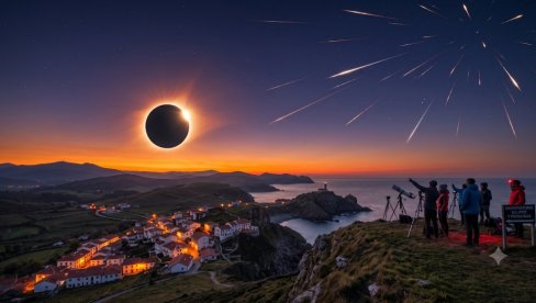 NEBESKI SPEKTAKL KAKAV SE RETKO VIĐA: Stižu potpuno pomračenje Sunca i kiša meteora – evo šta nas tačno čeka u Srbiji