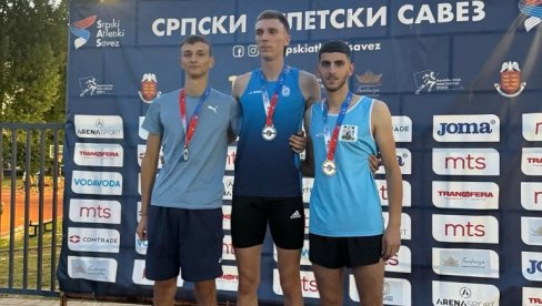 ĆUPRIJSKOM ATLETIČARU SREBRO: Ivan Pajkić vicešampion na Prvenstvu Srbije
