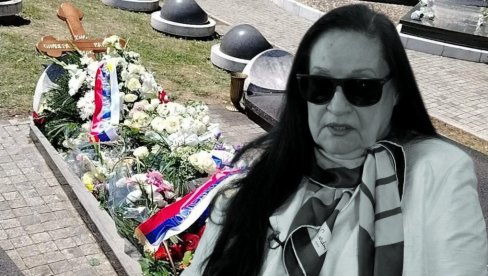 ИСПРАЋЕНА НА ВЕЧНИ ПОЧИНАК: Сахрањена Оливера Катарина - син Мане нем од бола