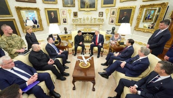 ФОТОГРАФИЈЕ СУ ТУ: Ко је присуствовао састанку Трампа и Зеленског?