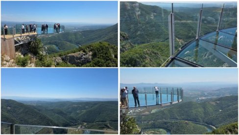 POGLED KOJI ODUZIMA DAH: Novi stakleni vidikovac na Kablaru spreman za prve posetioce (FOTO/VIDEO)