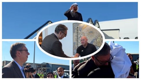 VUČIĆ ISPRATIO ŠEIKA BIN ZAJEDA, PA SE SASTAO S ONIM KOJI DRŽI SVETSKI SPORT: Strateško prijateljstvo sa UAE i čaj sa prvim čovekom UFC-a
