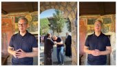 VUČIĆ U MANASTIRU SVETOG ĐORĐA: Svaki put kada uđem u jedan od naših manastira, osetim mir, snagu i vekovno trajanje Srbije (VIDEO)